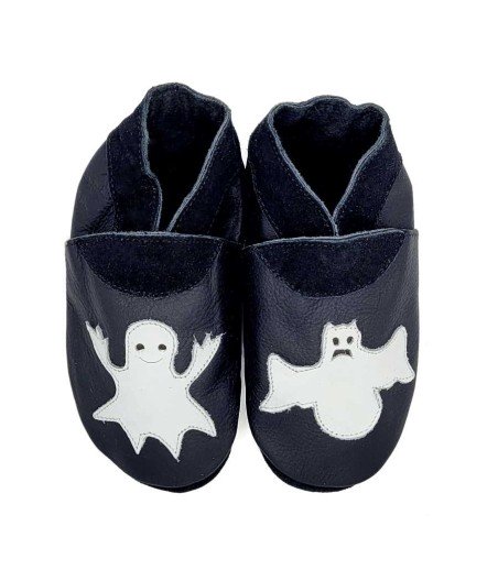 Chaussons en cuir souple bébé et enfant Bouh