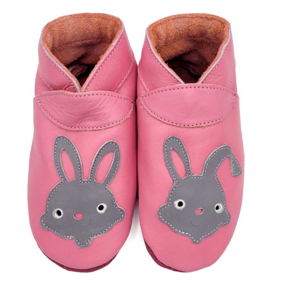 Babies and children soft leather slippers Suzanne