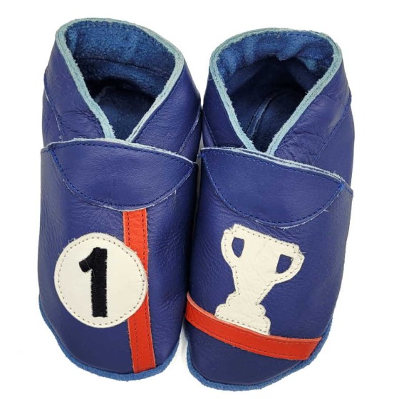 Babies and children soft leather slippers Like a Champion