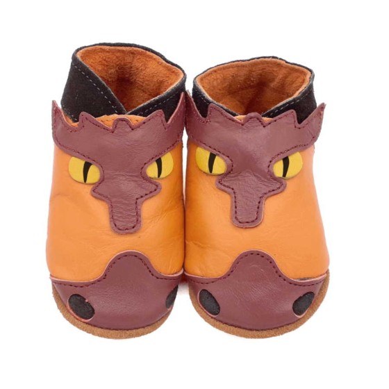 Babies and children soft leather slippers Samba