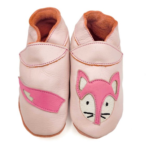 Babies and children soft leather slippers Roxy