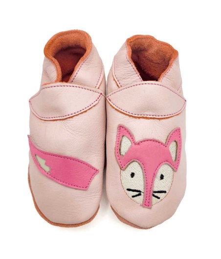 Babies and children soft leather slippers Roxy